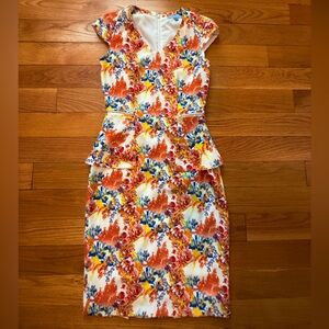 EUC ANTONIO MELANI Multicolor Floral Garment